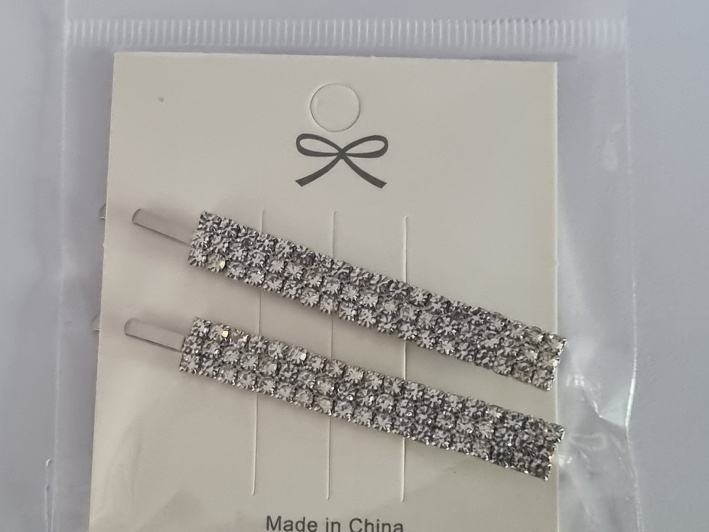 Diamond Straight Hair Slides