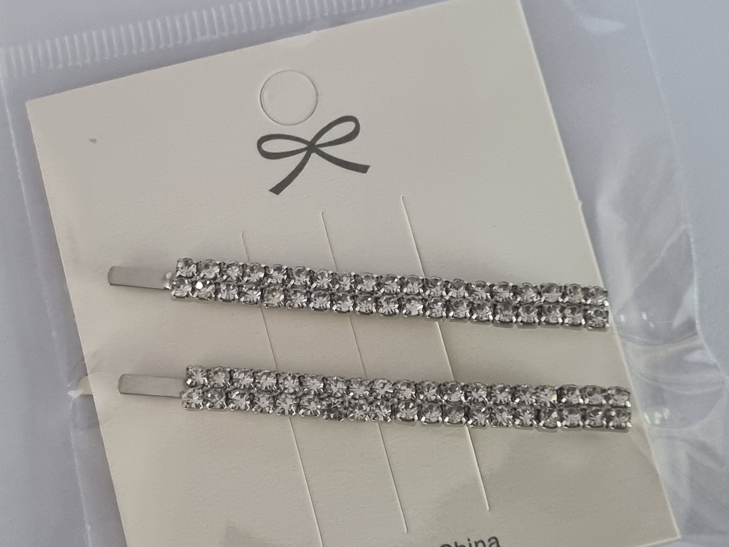 Diamond Straight Hair Slides